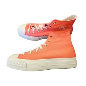 Converse CTAS Lift Hi Watermelon Slushy  Platform Sneakers Womens NEW